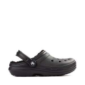 Crocs Classic Lined Clog, Black Mens 8